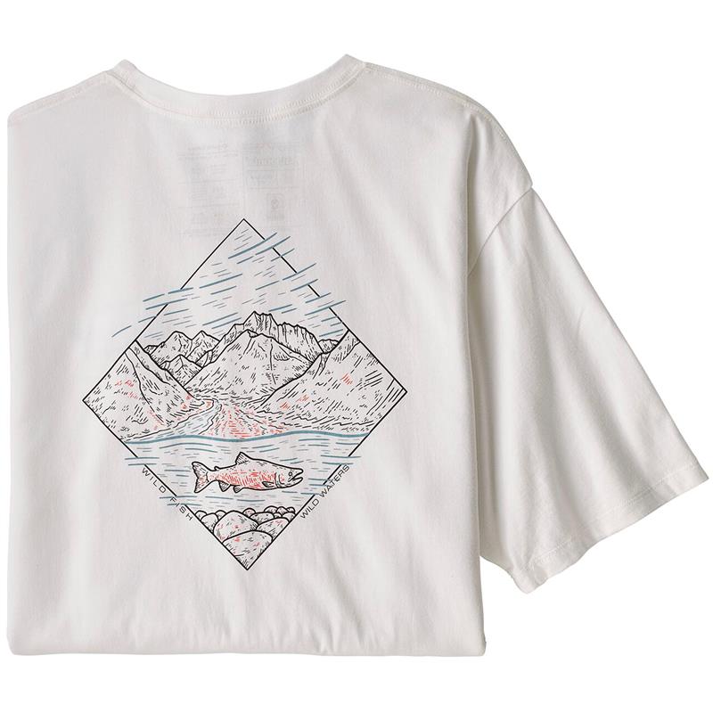 Patagonia M's Wild Home Waters S White w/River